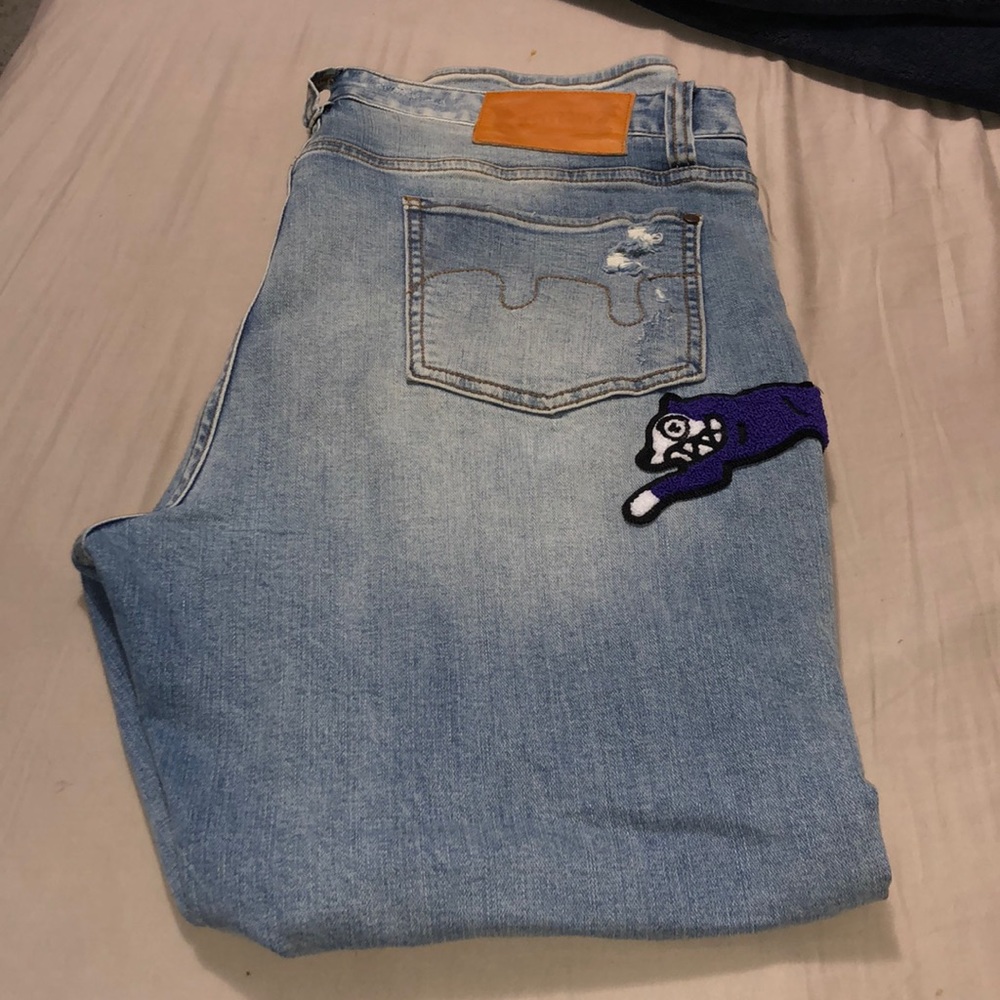 ICE CREAM Jeans running fox patches